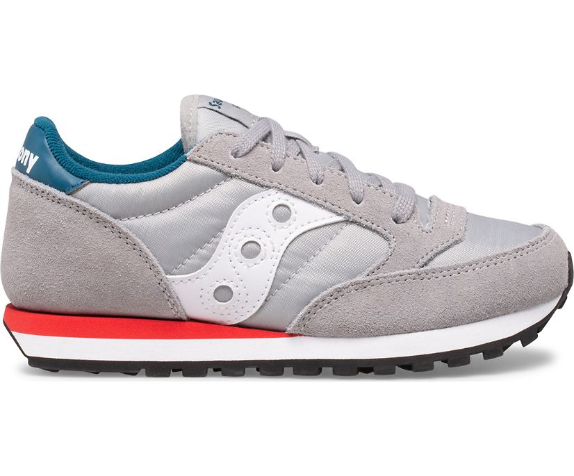 Gyerek Saucony Jazz Original Tornacipő Szürke Kék Piros | HU 185KOR